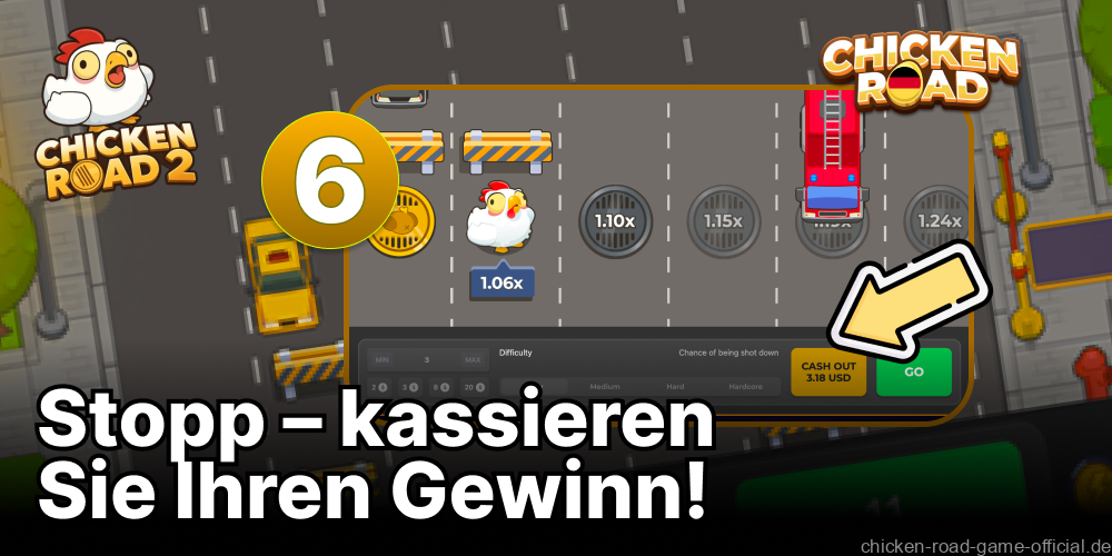 Kassieren Sie Ihren Gewinn